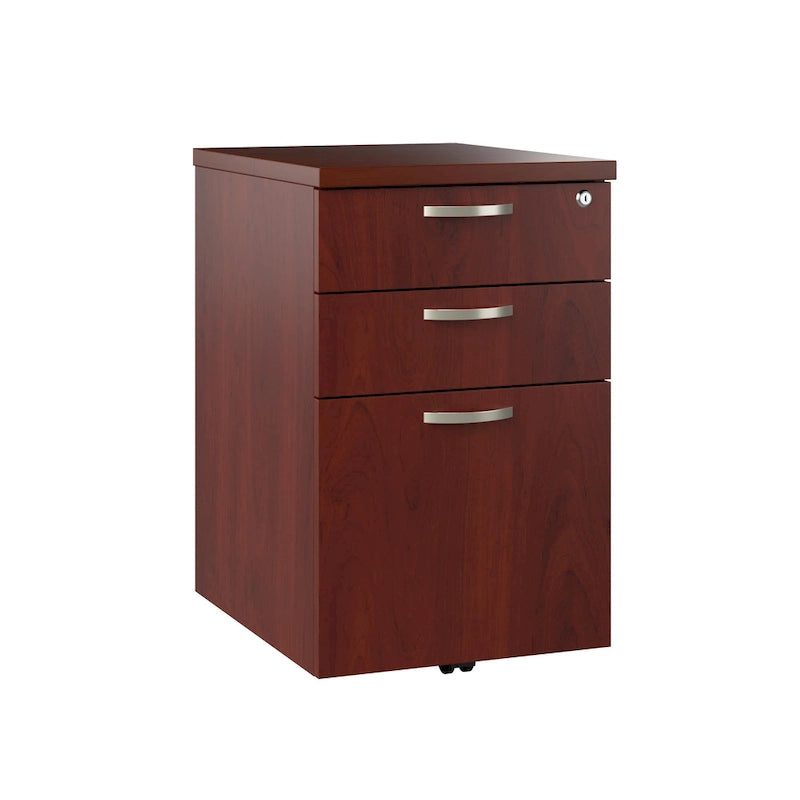 Caisson de rangement mobile verrouillable sur roulettes pour dossiers lettre et légaux pour bureau à domicile