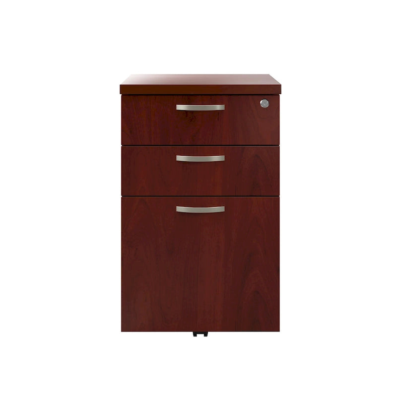 Caisson de rangement mobile verrouillable sur roulettes pour dossiers lettre et légaux pour bureau à domicile