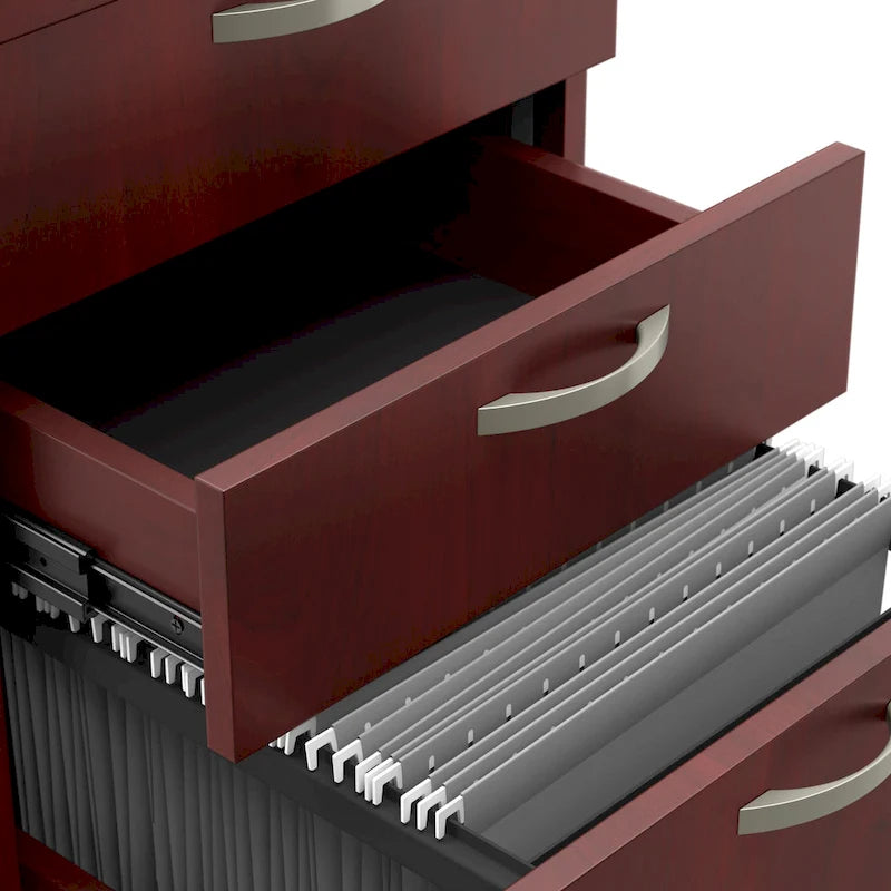 Caisson de rangement mobile verrouillable sur roulettes pour dossiers lettre et légaux pour bureau à domicile