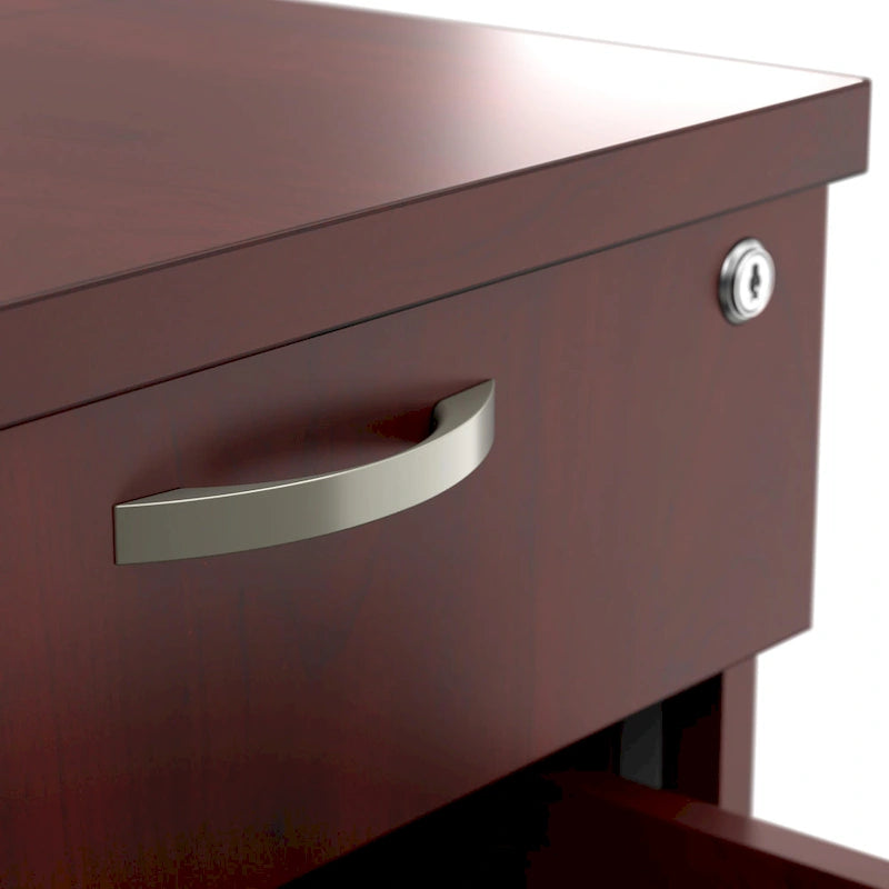 Caisson de rangement mobile verrouillable sur roulettes pour dossiers lettre et légaux pour bureau à domicile