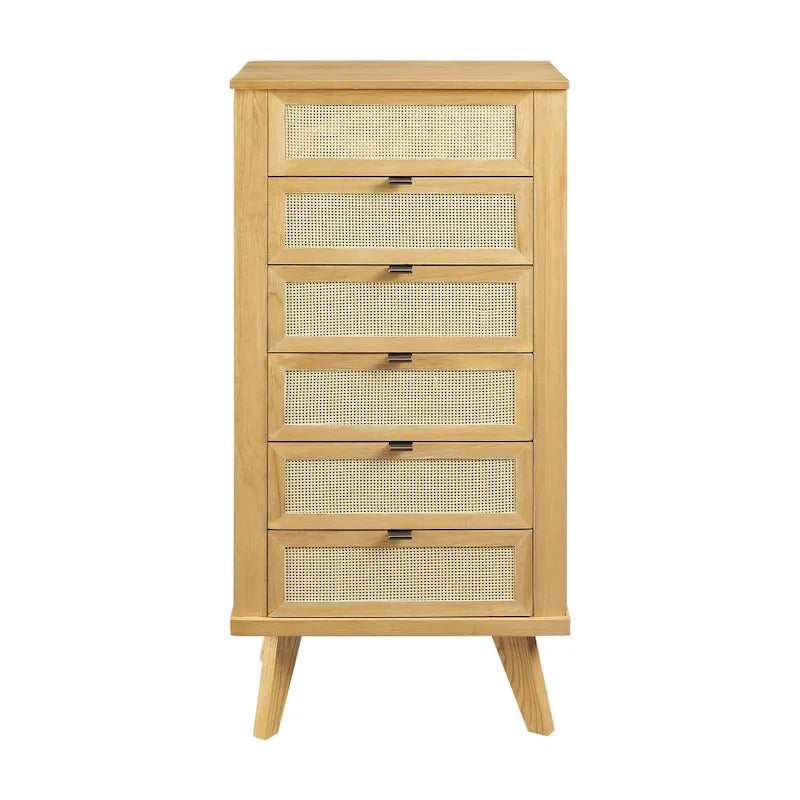 Meuble de rangement pour bijoux avec tiroirs et panneaux latéraux – 41 – Marron