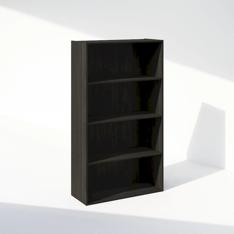 Bibliothèque ouverte simple à 4 niveaux avec cadre robuste pour la maison et le bureau