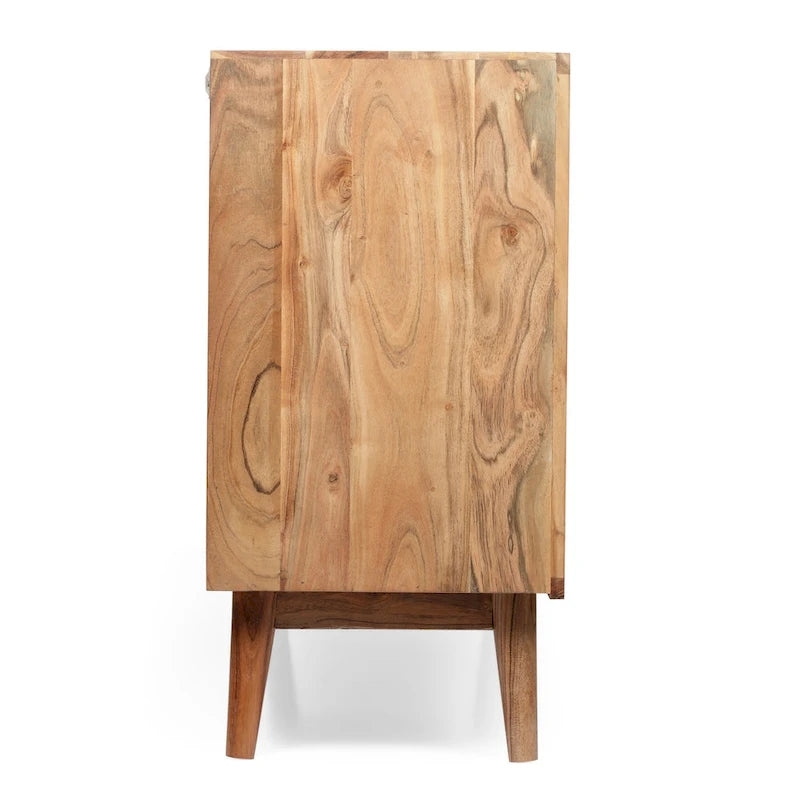 Buffet moderne 3 portes avec étagères intérieures réglables