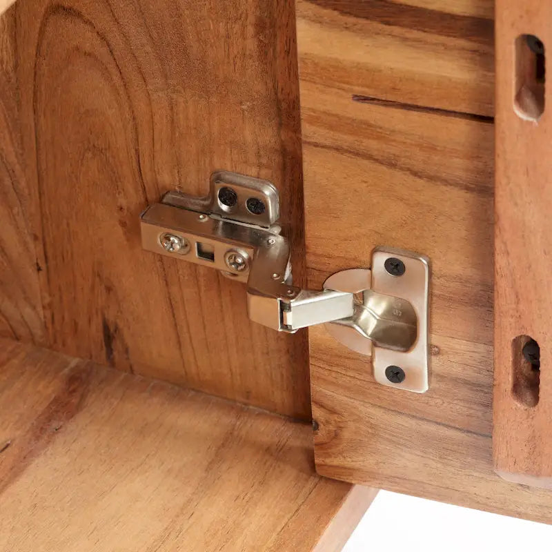 Buffet moderne 3 portes avec étagères intérieures réglables