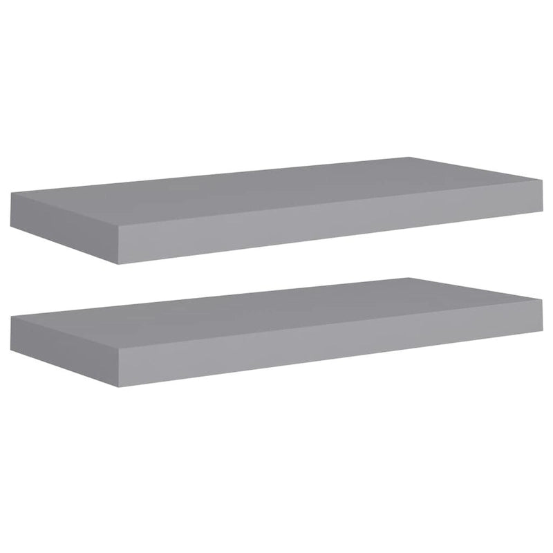 Étagères Murales Flottantes 2 pcs 60x23,5x3,8 cm MDF - 60 x 23,5 x 3,8 cm (L x l x H)