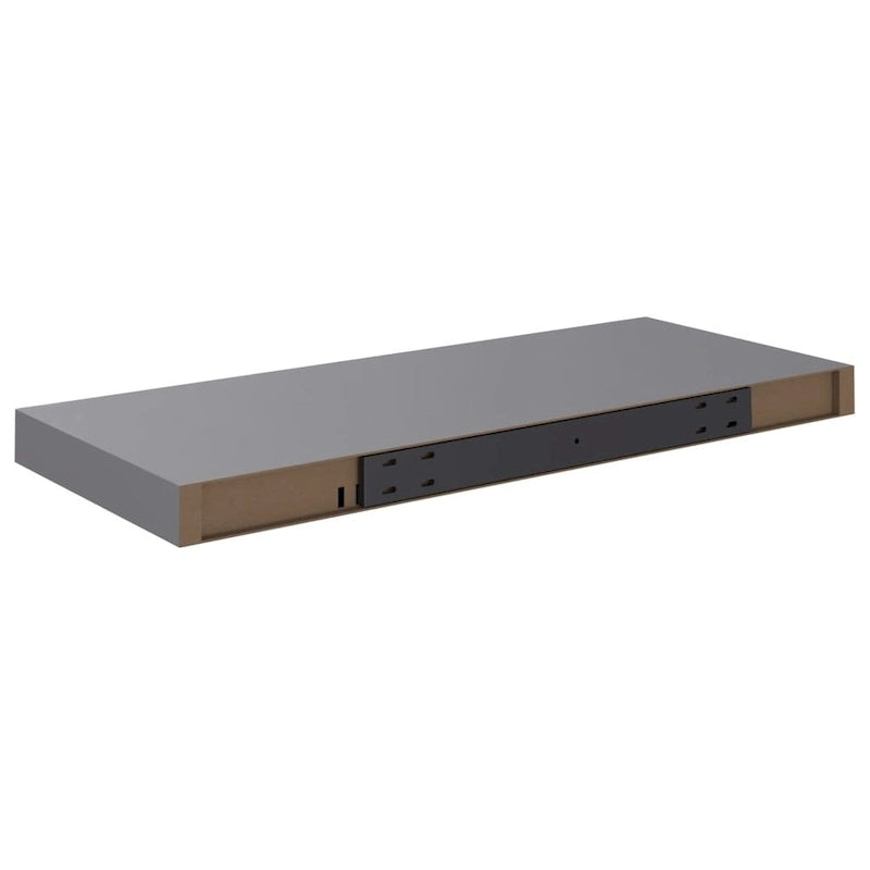 Étagères Murales Flottantes 2 pcs 60x23,5x3,8 cm MDF - 60 x 23,5 x 3,8 cm (L x l x H)