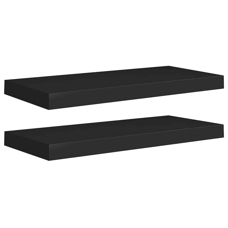 Étagères Murales Flottantes 2 pcs 60x23,5x3,8 cm MDF - 60 x 23,5 x 3,8 cm (L x l x H)