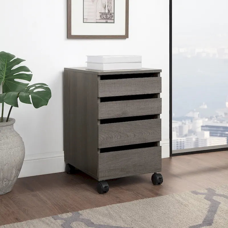 Chariot de rangement mobile sur roulettes avec étagères réglables pour la maison et le bureau