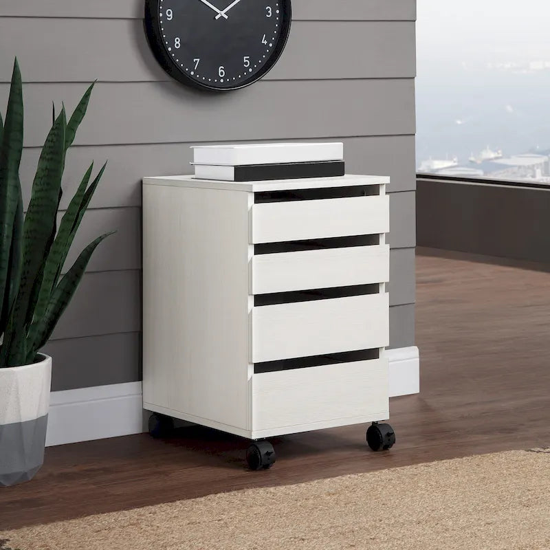 Chariot de rangement mobile sur roulettes avec étagères réglables pour la maison et le bureau
