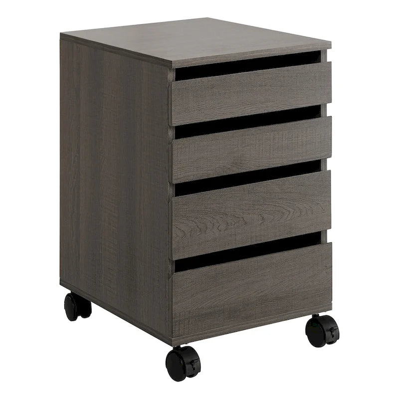 Chariot de rangement mobile sur roulettes avec étagères réglables pour la maison et le bureau