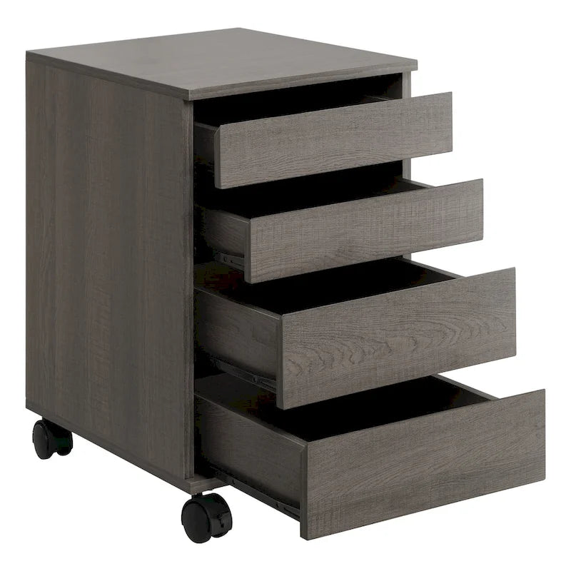 Chariot de rangement mobile sur roulettes avec étagères réglables pour la maison et le bureau