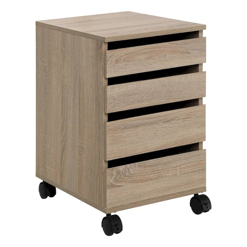 Chariot de rangement mobile sur roulettes avec étagères réglables pour la maison et le bureau