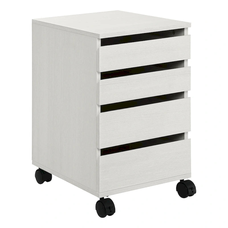 Chariot de rangement mobile sur roulettes avec étagères réglables pour la maison et le bureau