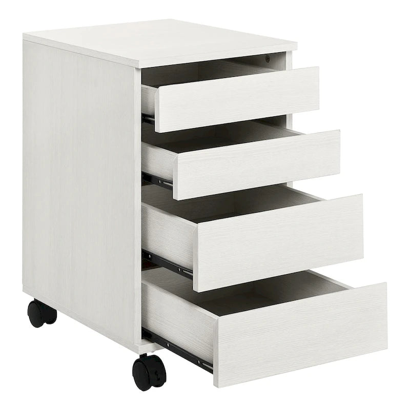 Chariot de rangement mobile sur roulettes avec étagères réglables pour la maison et le bureau