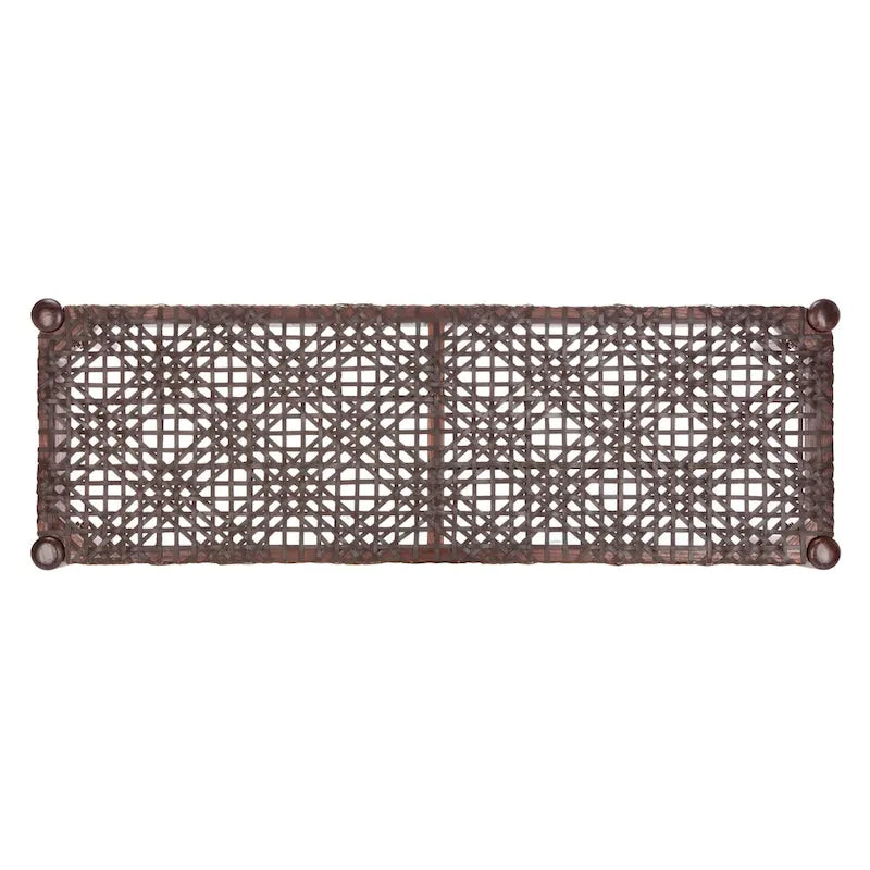 Banc d'appoint de 47 pouces avec cadre en bois et revêtement en cuir pour chambre ou salon