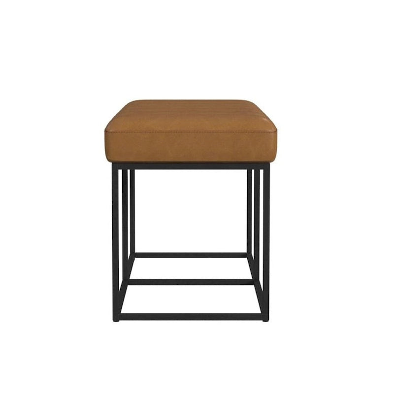 Banc de rangement rembourré avec coussin pour entrée, chambre et salon