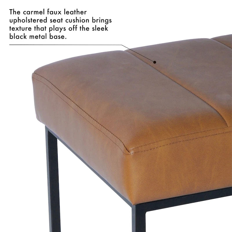 Banc de rangement rembourré avec coussin pour entrée, chambre et salon