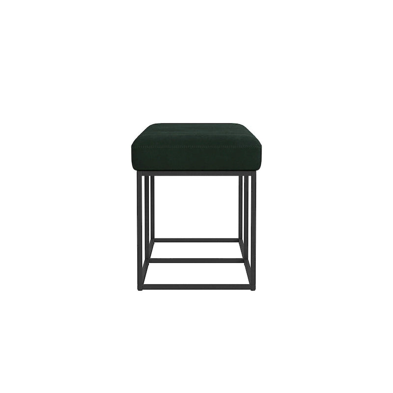 Banc de rangement rembourré avec coussin pour entrée, chambre et salon