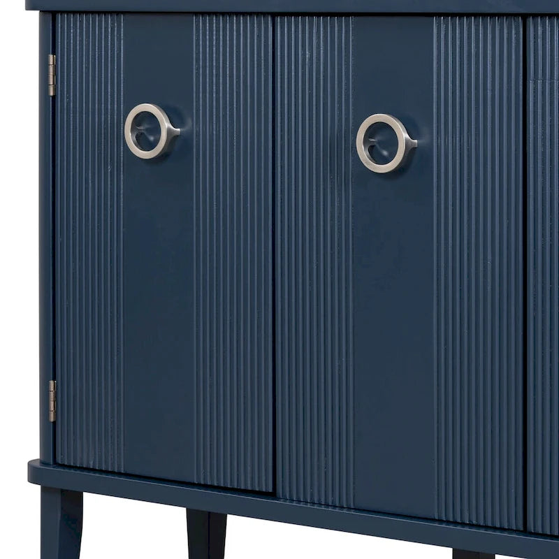 Armoire de rangement en bois massif stable et robuste avec étagères intérieures spacieuses