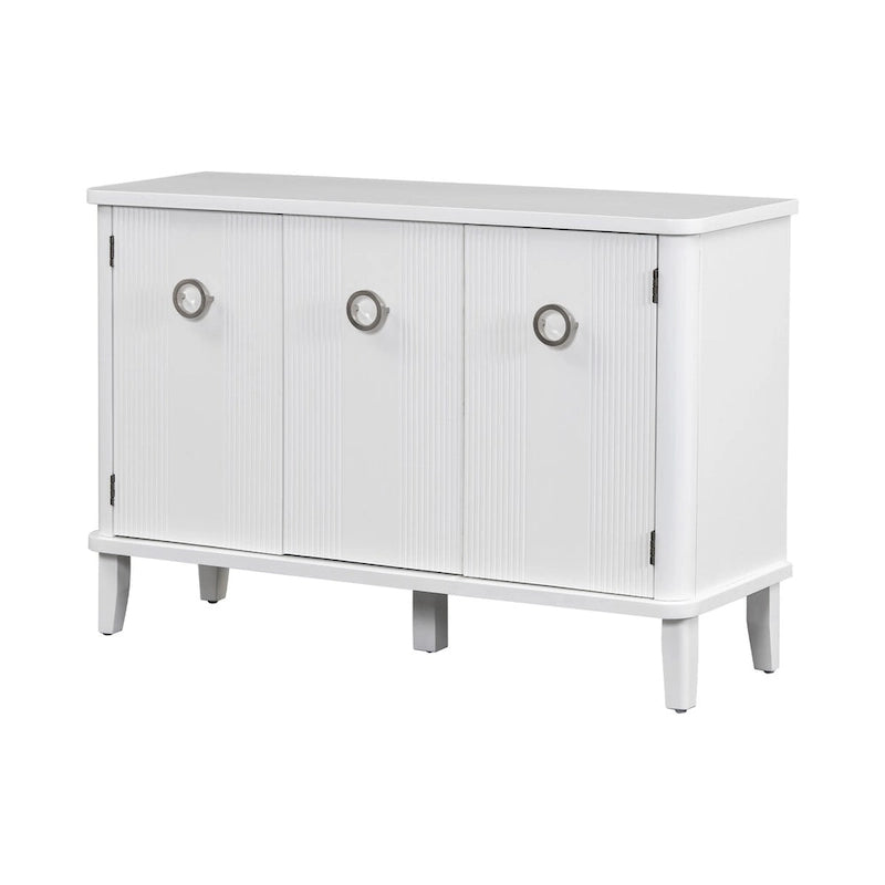 Armoire de rangement en bois massif stable et robuste avec étagères intérieures spacieuses