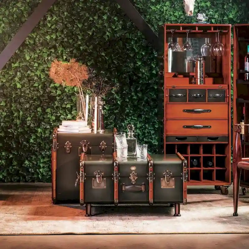 Meuble de rangement élégant noir avec design minimaliste moderne