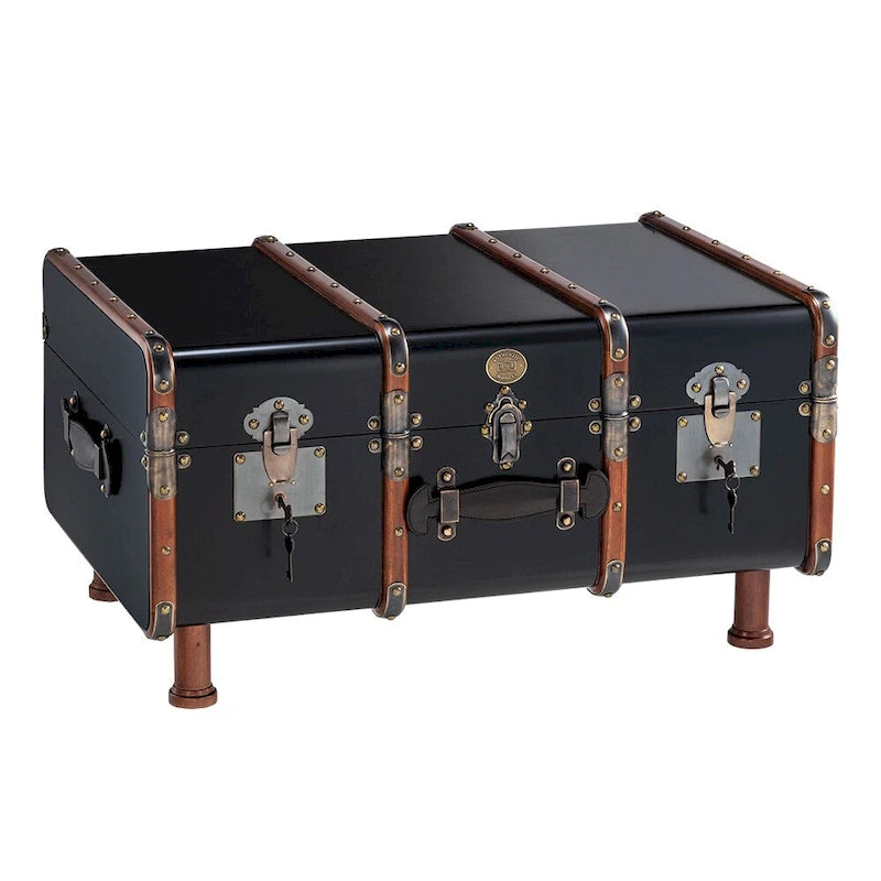 Meuble de rangement élégant noir avec design minimaliste moderne