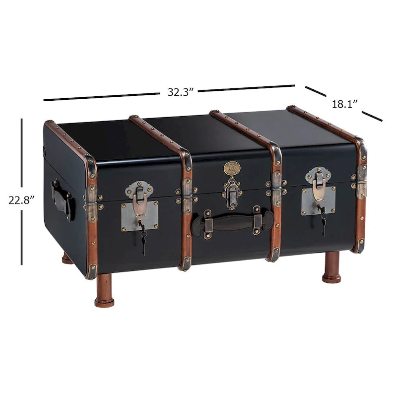 Meuble de rangement élégant noir avec design minimaliste moderne