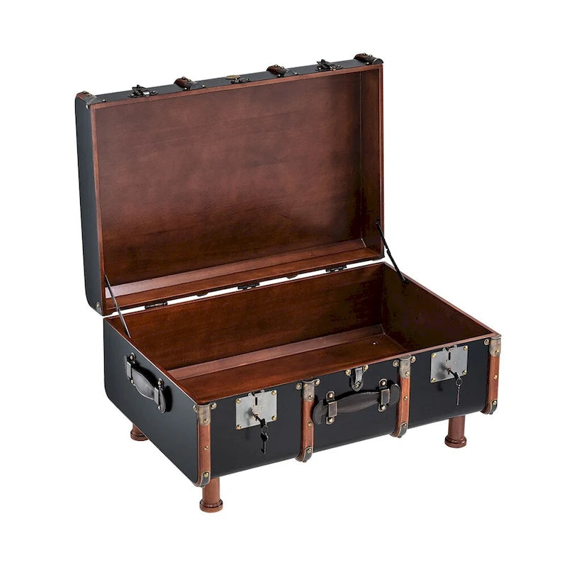 Meuble de rangement élégant noir avec design minimaliste moderne