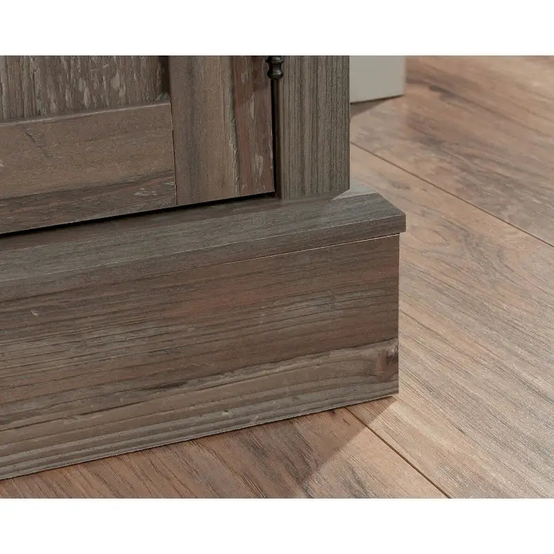 Petit buffet compact avec portes de rangement pour bureau ou salon