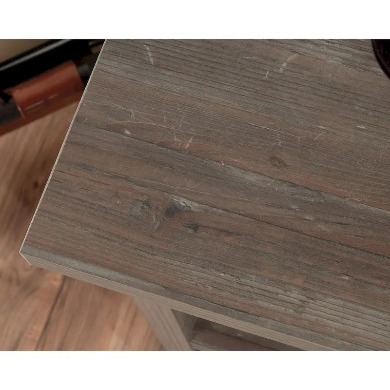 Petit buffet compact avec portes de rangement pour bureau ou salon