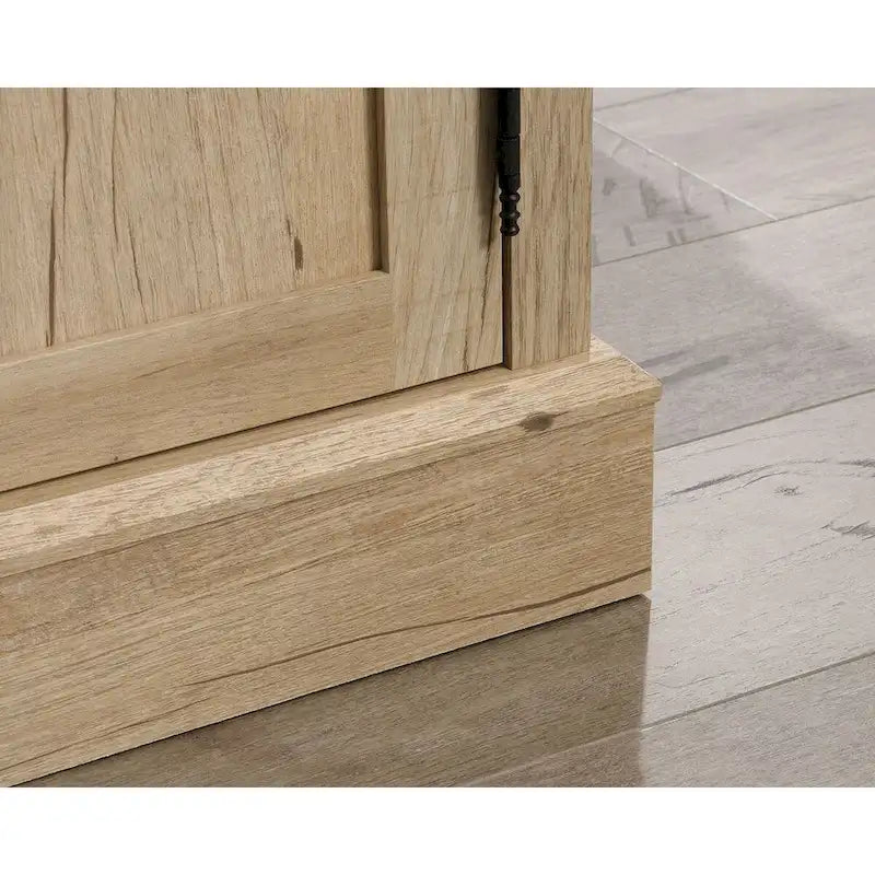 Petit buffet compact avec portes de rangement pour bureau ou salon