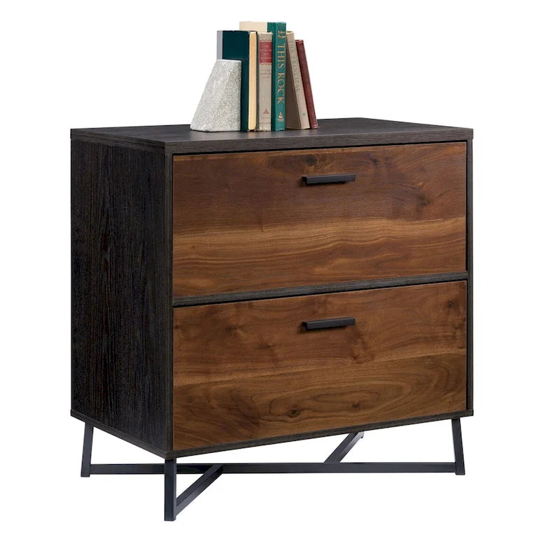 Caisson de rangement latéral large avec tiroirs verrouillables pour l'organisation du bureau à domicile