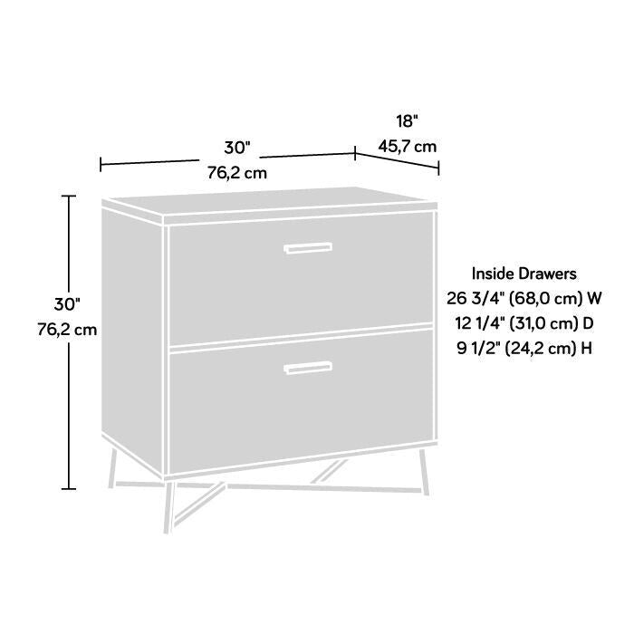 Caisson de rangement latéral large avec tiroirs verrouillables pour l'organisation du bureau à domicile