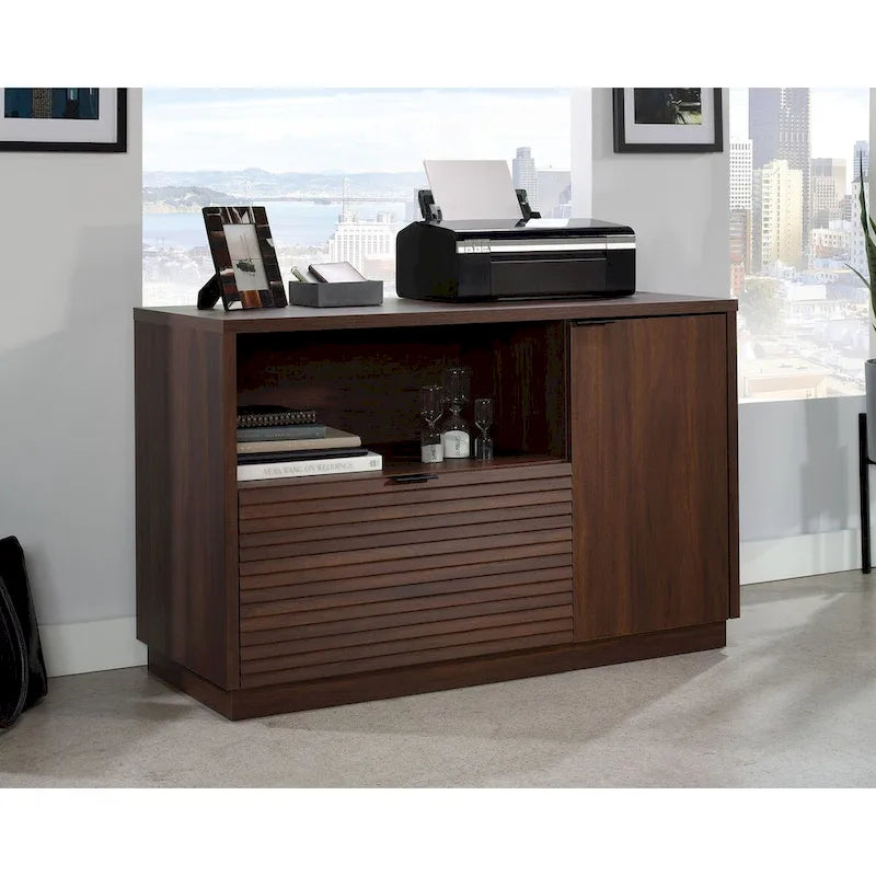 Buffet professionnel compact avec rangements premium pour petits espaces