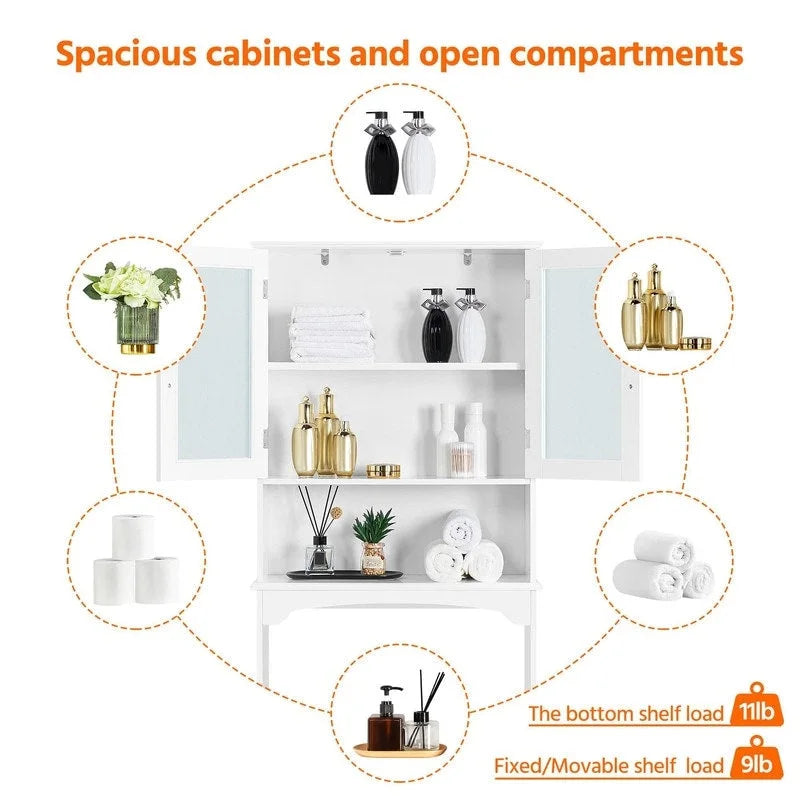 Meuble de rangement pour WC (au-dessus) – 23P x 63,5L x 167,5H