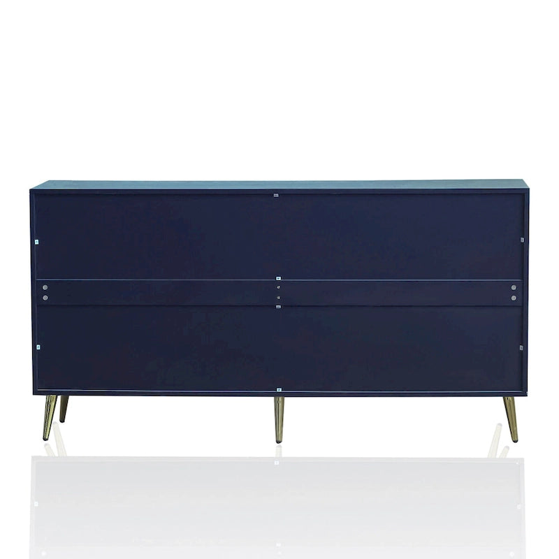 Buffet-Vaisselier Contemporain Laqué à 4 Portes en Bois, pour Salon